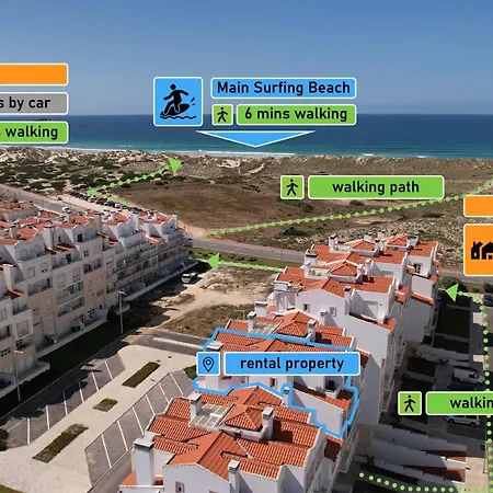 Baleal Ocean View Duplex Appartamento *
