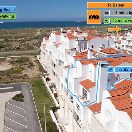 Baleal Ocean View Duplex Appartamento *